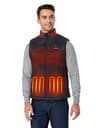 ORORO Men's Classic 4-Zone Heated Vest