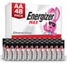 Energizer MAX Alkaline AA, 48-count