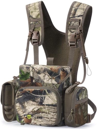 TIDEWE Binocular Harness Chest Pack, MOLLE + Silent Closure