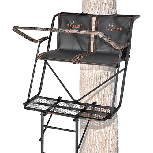 BIG GAME Big Buddy 2-Person Ladder Stand, 16'