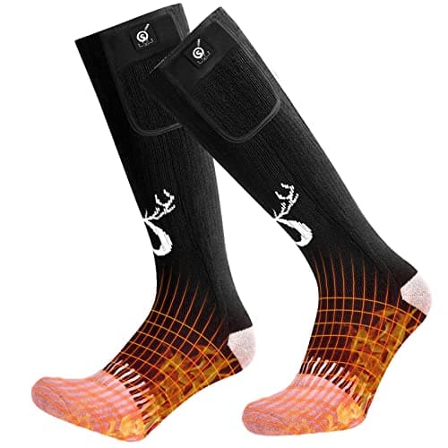 SNOW DEER Upgraded 7.4V 2200mAh Heated Socks