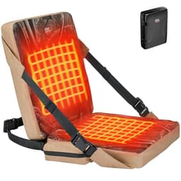 KEMIMOTO Heated Hunting Seat Cushion with Backrest